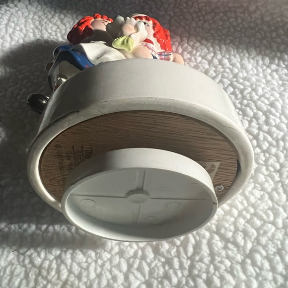 Music Box, rare 1980 Limited Edition Vintage Raggedy Ann & Andy - Picture 4 of 4